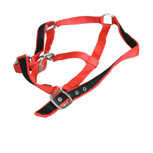 Red and Black Nylon Halter
